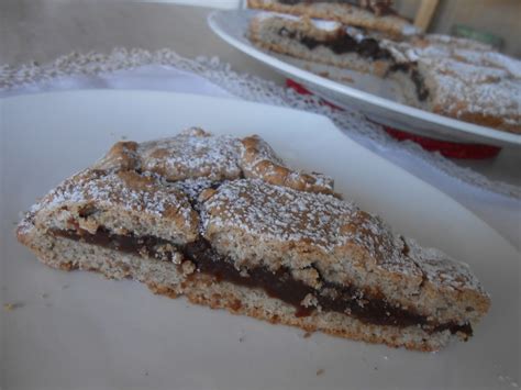 Il mondo di Rina: Crostata di farro con marmellata di castagne