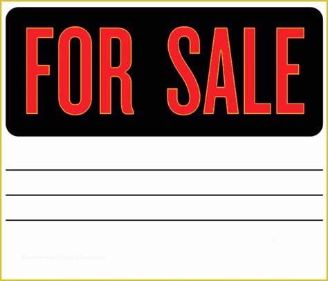 Sale Signs Templates Free Of Sale Signs Templates Clipart Best