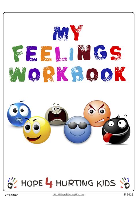 My Feelings Workbook Feelings Activities Feelings Games Emotions