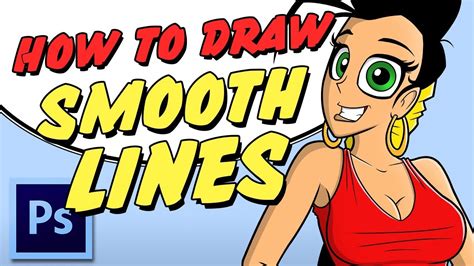 Great tips for beginners who want to draw much smoother lines! How to draw smooth lines in photoshop (tips and tricks ...