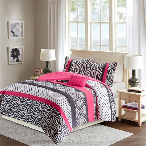 At sears, you can find a broad range of comforter styles and designs for every member of your family. Pink and Black Zebra Bedding - Achieving a Stylish Child's ...