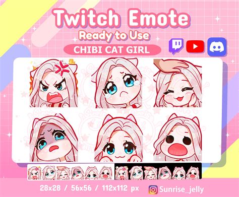 Digital Art And Collectibles Discord Emotes Chibi Emotes Cute Twitch