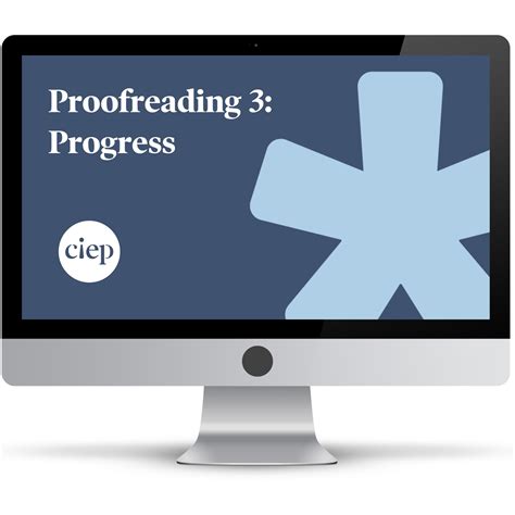 Proofreading 3: Progress | Chartered Institute of Editing and