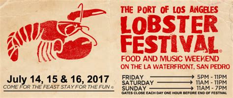 Port Of Los Angeles Lobster Festival San Pedro Calendar