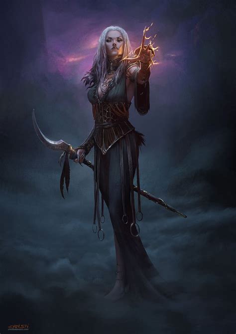 ArtStation The Witch Cristi Balanescu Fantasy Art Women Fantasy