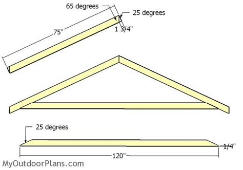 10x16 Gable Shed Roof Plans Myoutdoorplans Free Woodworking Plans