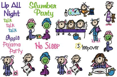 Slumber Party Sleepover Party Clipart 6 Wikiclipart Wikiclipart