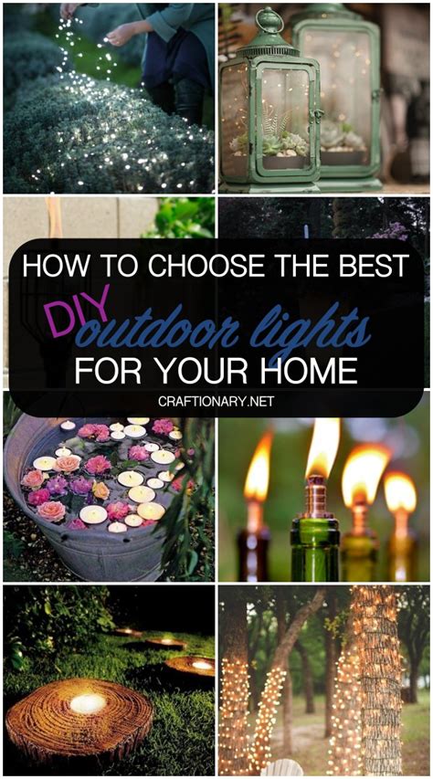 Diy Outdoor Lights Simple And Easy Ideas For Homes Craftionary