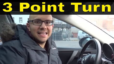 How To Do A 3 Point Turn In 3 Easy Steps Beginner Driving Lesson Youtube