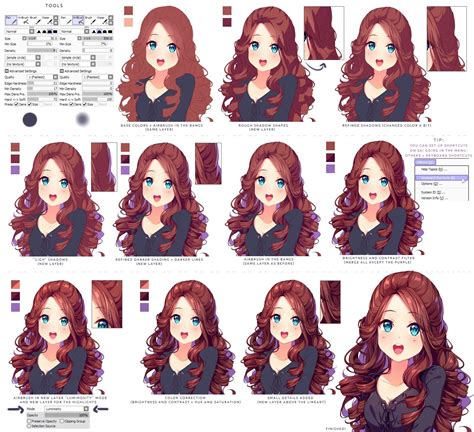 Art In G 자료 봇 On Twitter Art Tutorials Anime Hair Drawing Hair Tutorial