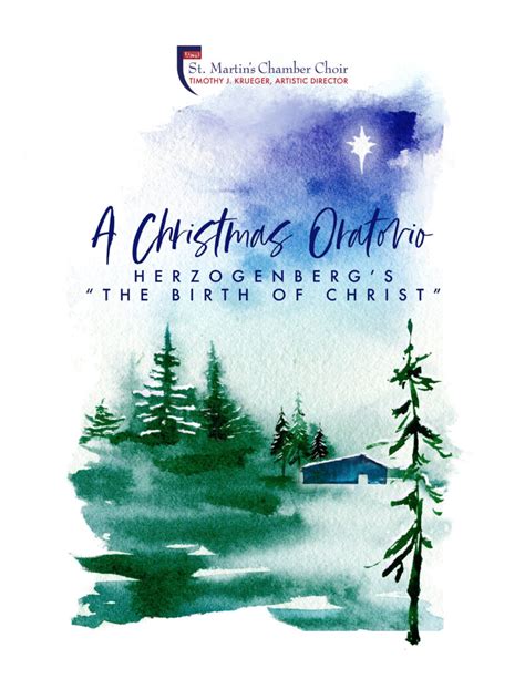 A Christmas Oratorio St Martins Chamber Choir