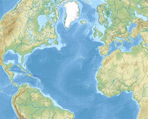 Atlantic Ocean United States Map Ocean Wildlife List
