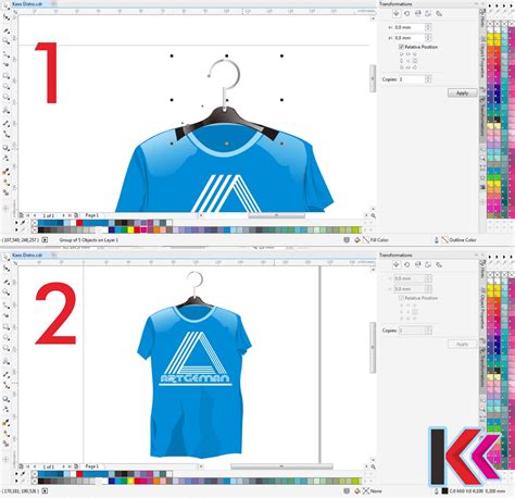 Photo Cara Membuat Desain Baju Di Coreldraw X8 Kerabatdesain