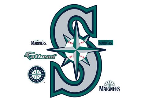 Seattle Mariners Alternate Logo Wall Decal Shop Fathead For Seattle