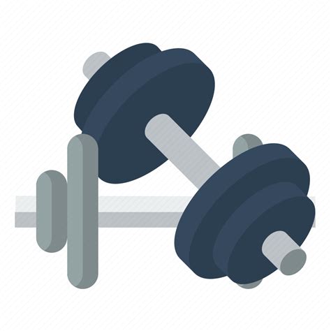 Dumbbell Fitness Gym Heavy Muscle Icon Download On Iconfinder