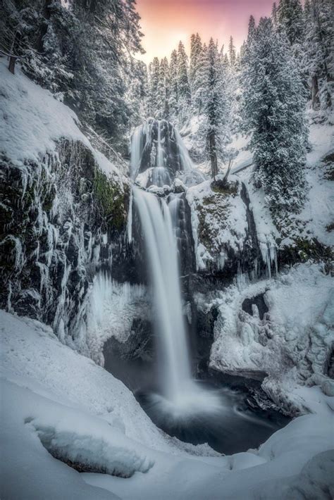 Winters Warmth One Of The Very Popular Waterfalls In The