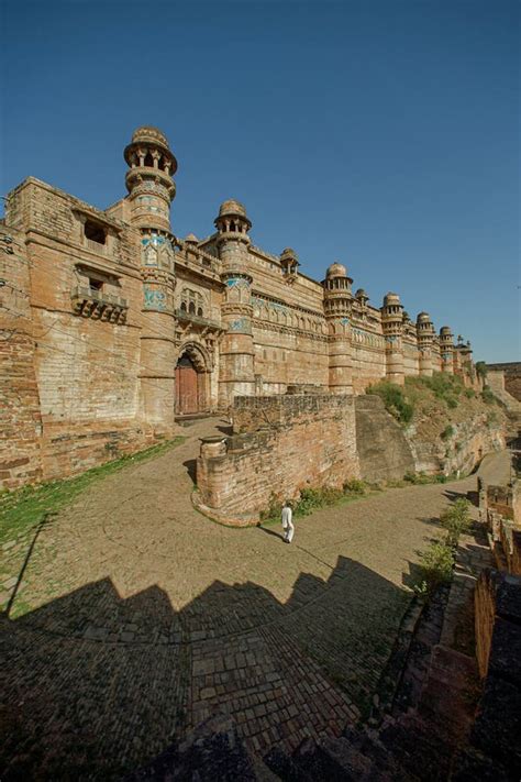 Entrunce De Hathi Pol Gate Del Fuerte Madhya Pradesh De Gwalior Foto De