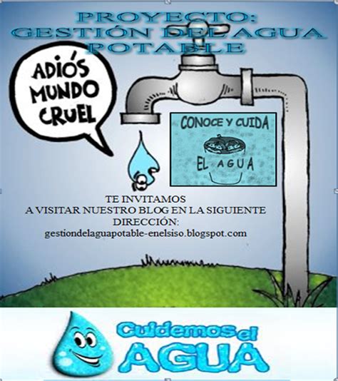 Promoviendo El Uso Responsable Del Agua Potable Nuestros Afiches