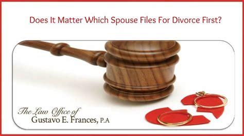 Ppt Does It Matter Which Spouse Files For Divorce First Powerpoint