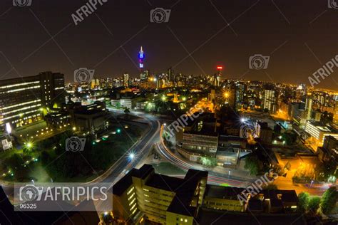 Afripics Johannesburg City Skyline Looking From Braamfontein Towards