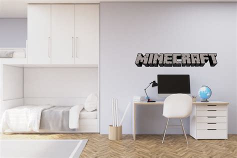 Minecraft Logo Grafix Wall Art New Zealand Made