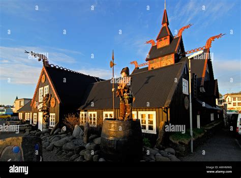 Fjorukrain Viking Village In Reykjavik Iceland Stock Photo Alamy