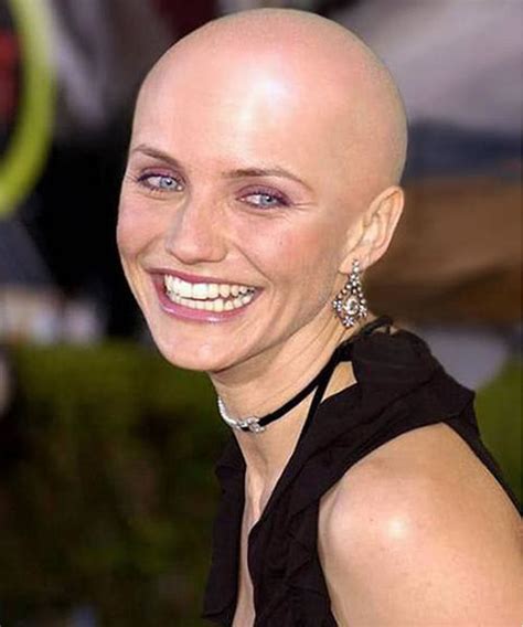 Bald Woman Headshave