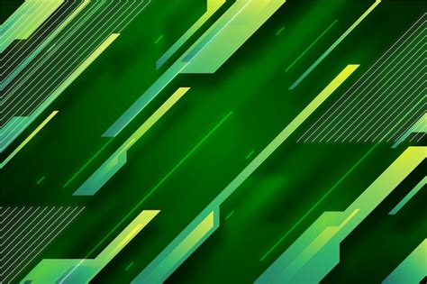 Abstract Green Geometric Background Vector Free Download