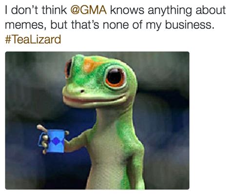 Geicos Gecko Tealizard Know Your Meme