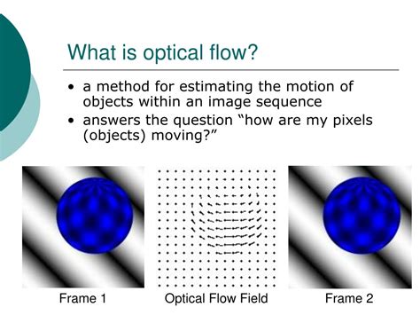 Ppt Optical Flow Powerpoint Presentation Free Download Id353865