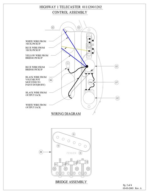 Fender Telecaster Wiring Diagram Circuit Diagram