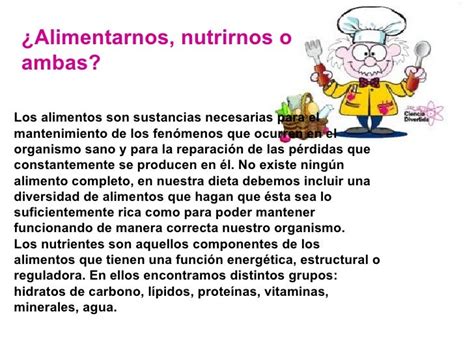 Cual Es La Diferencia Entre Comer Y Nutrirse Esta Diferencia