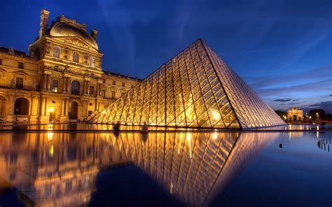 Free Download Louvre Paris France Pyramid Glass Museum Area Free Stock