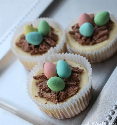 Add the sugar, cornstarch, and salt and continue stirring until well combined and a lighter. Easter Dessert Ideas: Easy Mini Cheesecake Recipe - Little Miss Kate