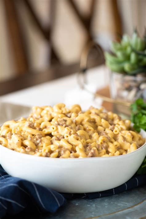 I haven't tried it myself, but it's a if you have some leftover cheese dip, try making migas by adding approximately 1/4 cup of cheese sauce and a handful of crumbled chips to an uncooked scrambled. Velveeta Cheeseburger Mac And Cheese Recipe | Dandk Organizer