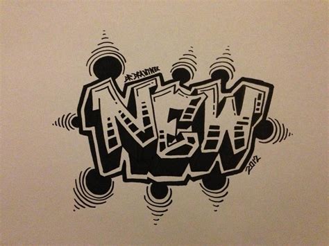I typically do my graffiti style art in a hard cover sketchbook. How to draw graffiti Letters - New Style 2012 - YouTube