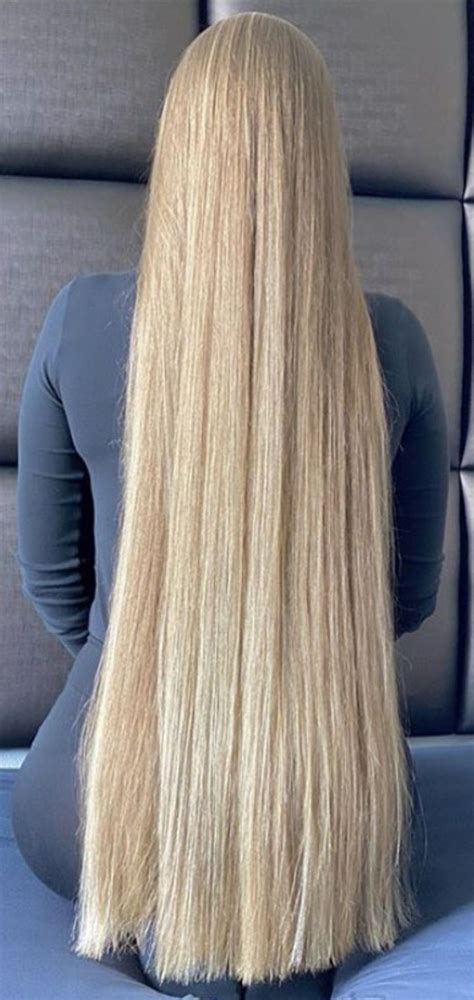 pin on blonde silky hair