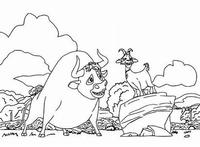 Ferdinand Coloring Pages Bull Lupe Printable Disney