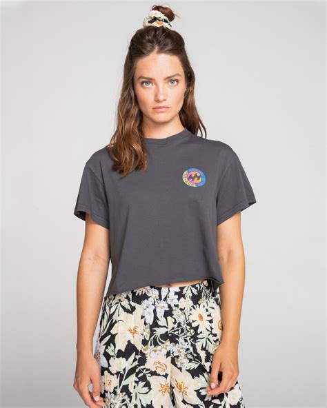 Roundhouse Cropped T Shirt For Women 3665601257634 Billabong
