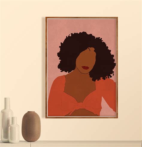 Home Living Prints Home D Cor Female Body Art Black Girl Magic