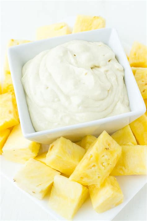 Pineapple Fruit Dip Deliciously Sprinkled