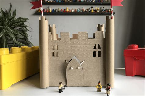 How To Make A Cardboard Castle Gathered