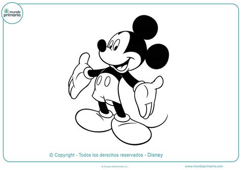 Dibujos de Mickey Mouse para Colorear Imprimir