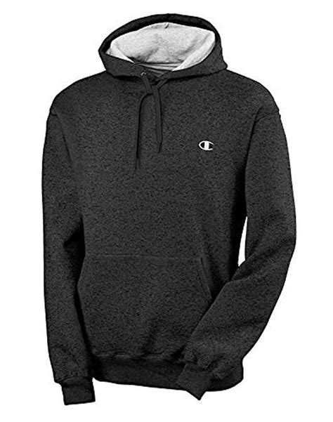 lyst champion big tall fleece pullover hoodie in gray for men