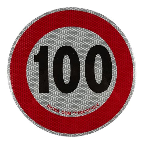 Do Osiągnięcia Prędkości 100 Km - Naklejka odblaskowa limit prędkości 100km/h - Inny - Pozostałe | EL-TRAKTOR