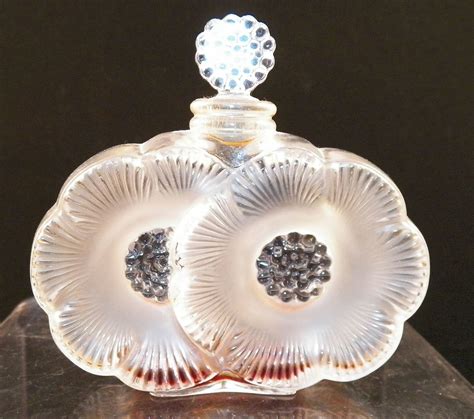Vintage Lalique Two Flowers Deux Fleurs Perfume Bottle From Karensfinds