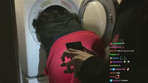 xqc finds stepbro esfand gets stuck in washingmachine while playing hide and seek youtube