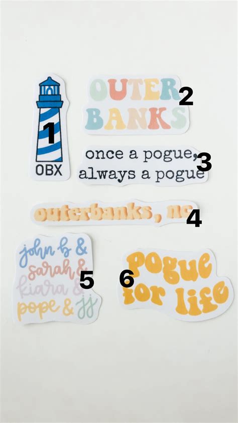 Pogue Life Once A Pogue Always A Pogue Outerbanks Stickers Etsy