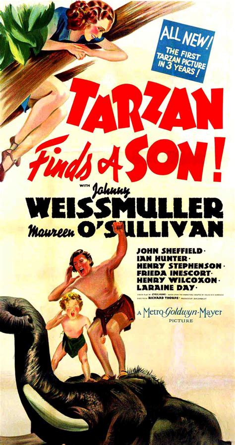 Tarzan Finds A Son 1939 Usa Mgm Johnny Weismuller Maureen Osullivan