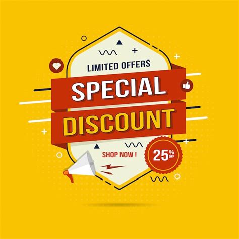Limited Offer Or Special Discount Labels For Marketing Promotion